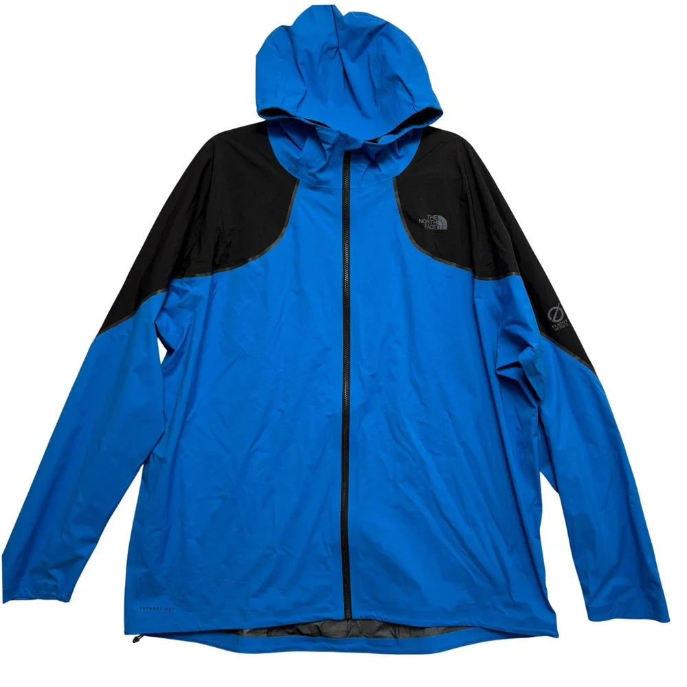 The North Face Flight Series Jacket Mens XXL Blue Hooded Shell Futurelight